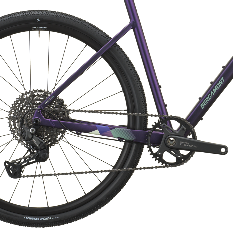 Bergamont Grandurance FB10 Hybrid Bike 2027 in Flaky Purple-3