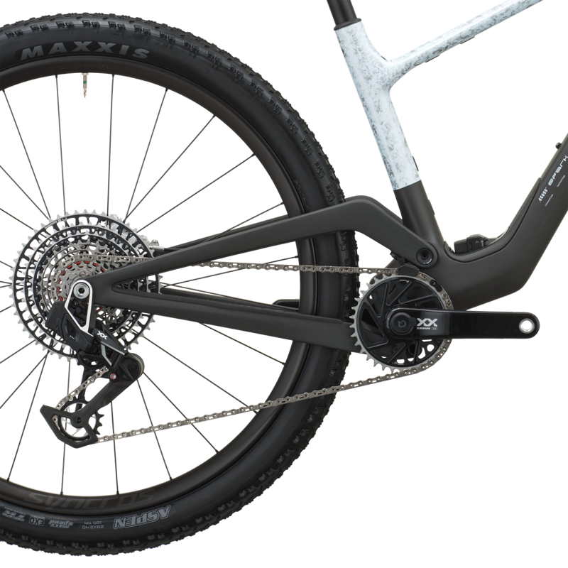 Scott Spark RC World Cup Evo Full Suspension Mountain Bike 2027 in Rush White/Carbon Black-7
