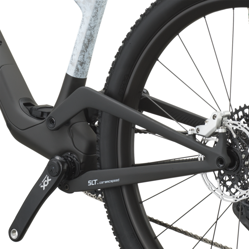 Scott Spark RC World Cup Evo Full Suspension Mountain Bike 2027 in Rush White/Carbon Black-3