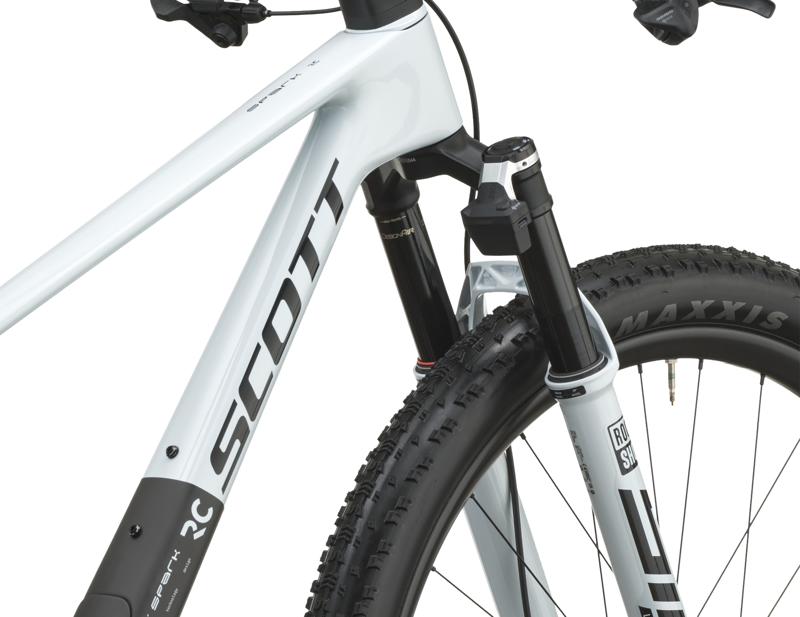 Scott Spark RC World Cup Carbon AXS Full Suspension Mountain Bike 2027 in White-4