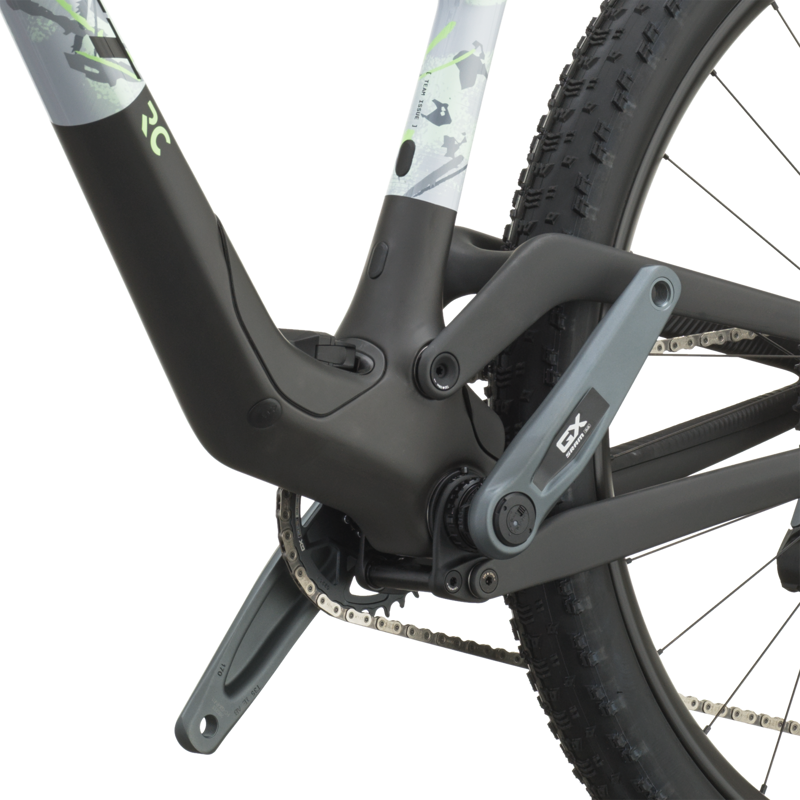 Scott Spark RC Team Issue Full Suspension Mountain Bike 2027 in Dorado Grey/Carbon Black-3