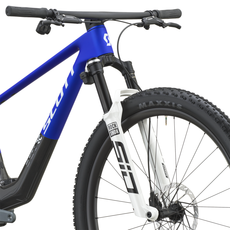 Scott Spark RC Team Issue Full Suspension Mountain Bike 2027 in Ultra Blue/Carbon Black-4