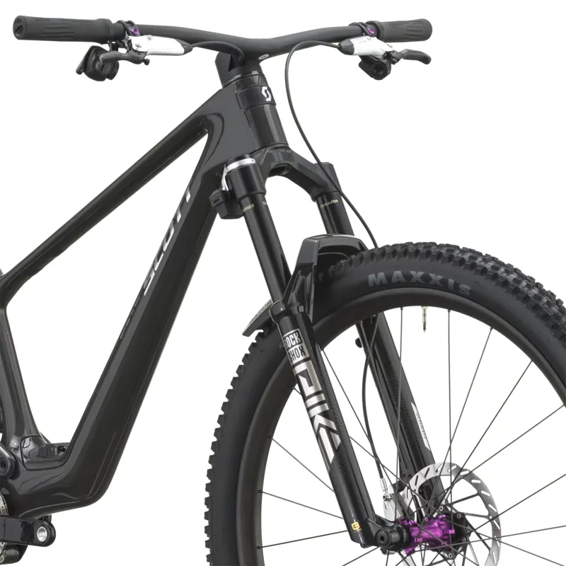 Scott Spark DC Factory Carbon Full Suspension Mountain Bike 2027 in Carbon Black-7