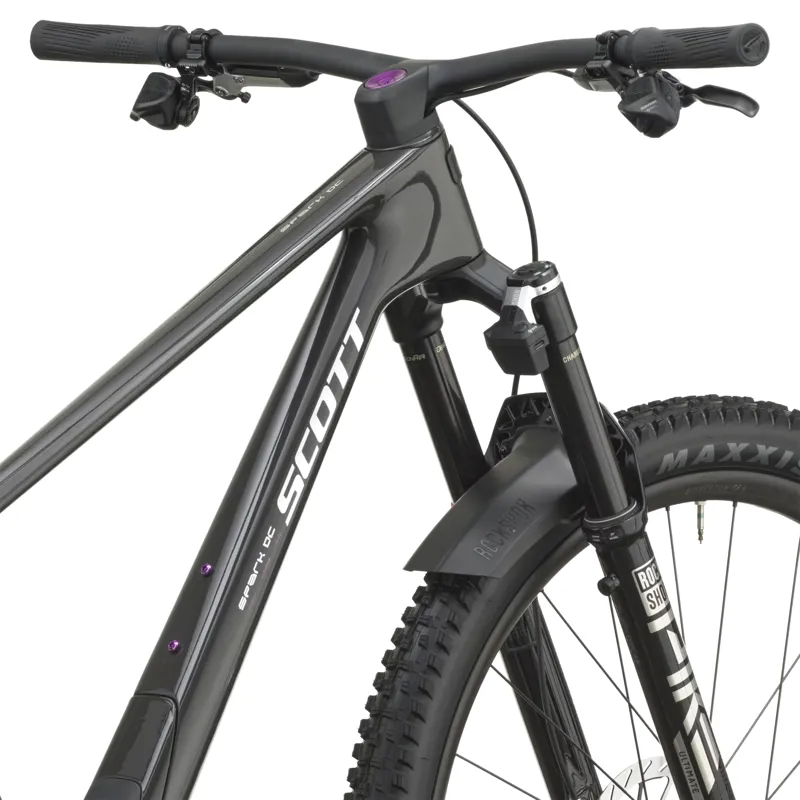 Scott Spark DC Factory Carbon Full Suspension Mountain Bike 2027 in Carbon Black-6
