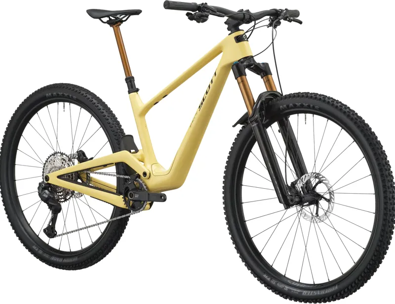 Scott Spark DC 20 Carbon Full Suspension Mountain Bike 2027 in Lemon Yellow-1