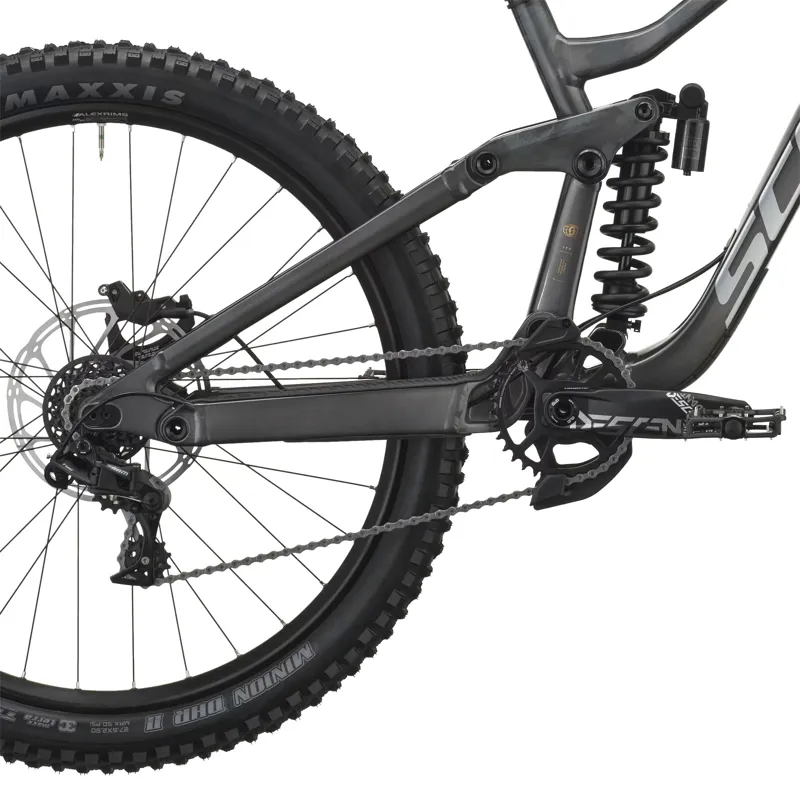 Scott Gambler 20 Full Suspension Downhill Mountain Bike 2027 in Alloy Black-3