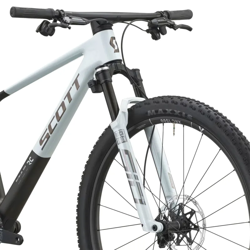 Scott Scale RC World Cup Carbon Hardtail Mountain Bike 2027 in Cumulus White and Carbon Black-7