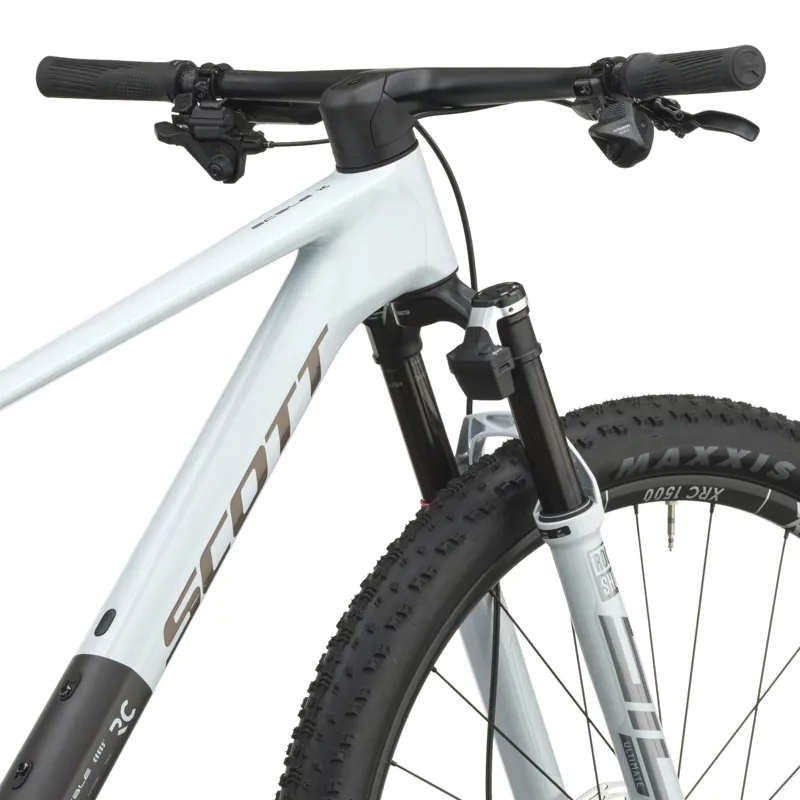 Scott Scale RC World Cup Carbon Hardtail Mountain Bike 2027 in Cumulus White and Carbon Black-6