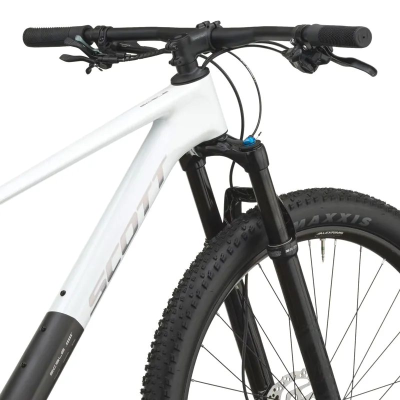 Scott Scale 10 Hardtail Mountain Bike 2027 in Pearl White and Carbon Black-6