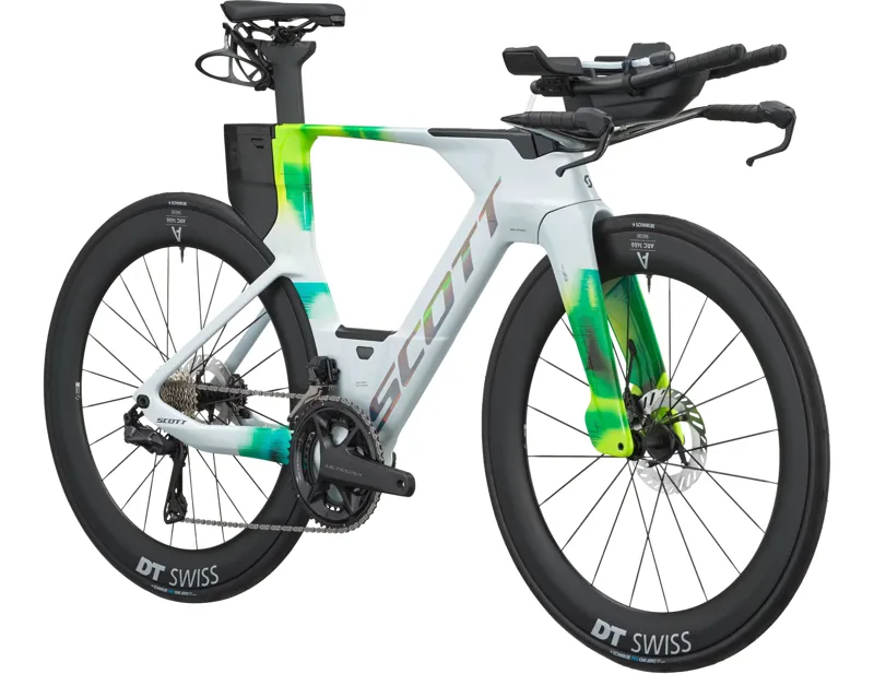 Scott Plasma RC Pro Carbon Road Bike 2027 in Cumulus White and Viper Green-1