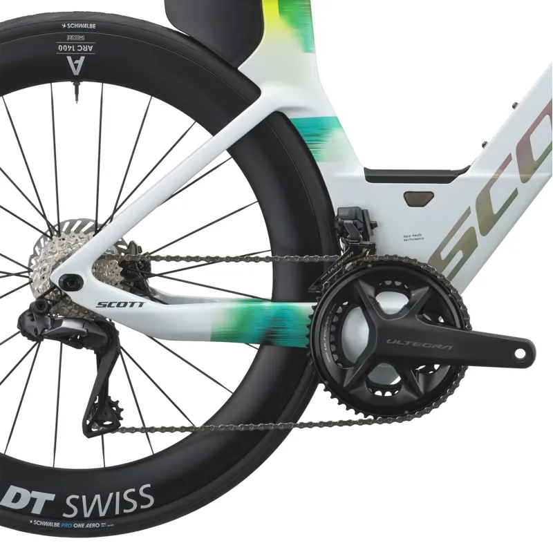 Scott Plasma RC Pro Carbon Road Bike 2027 in Cumulus White and Viper Green-3