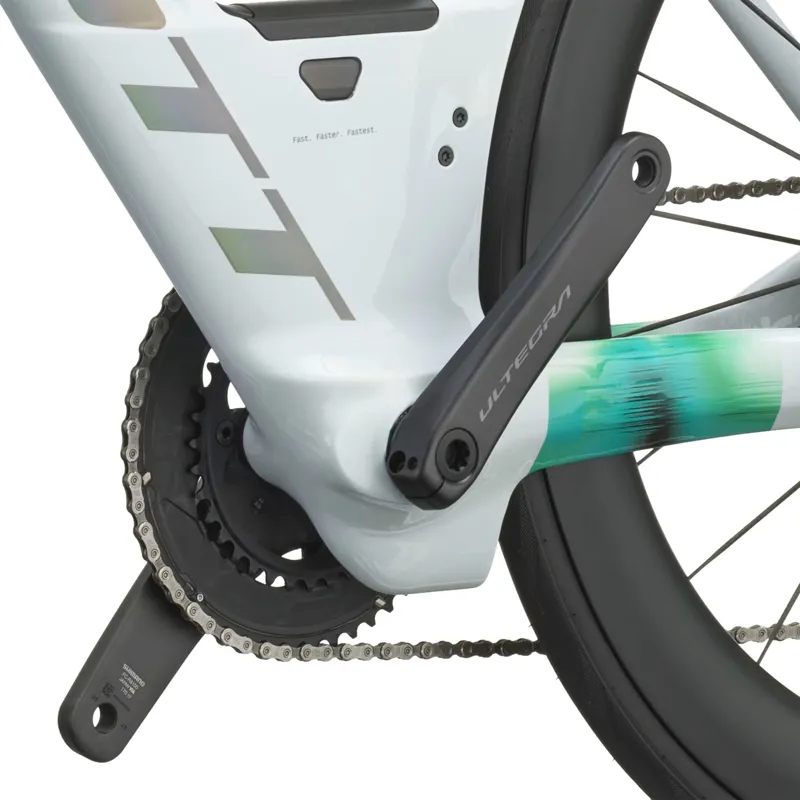 Scott Plasma RC Pro Carbon Road Bike 2027 in Cumulus White and Viper Green-4