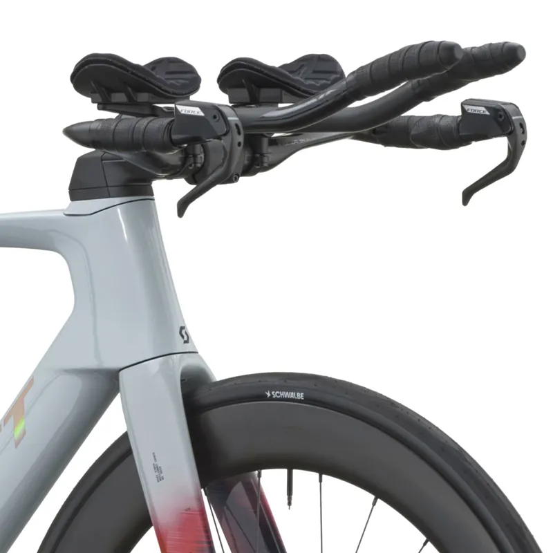 Scott Foil RC TRI Carbon Road Bike 2027 in Narwal Grey and Gloaming Orange-7