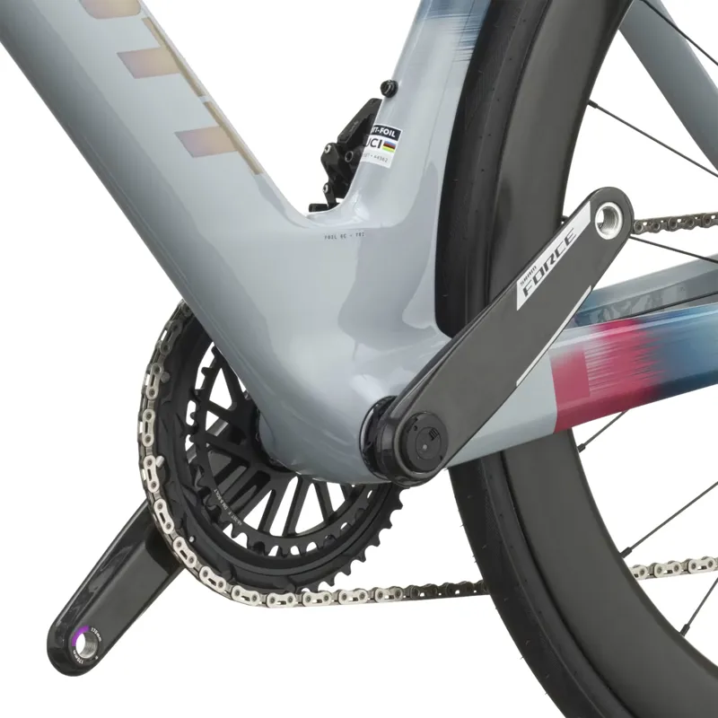 Scott Foil RC TRI Carbon Road Bike 2027 in Narwal Grey and Gloaming Orange-4