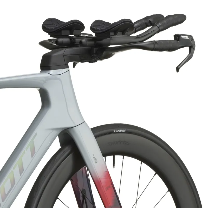 Scott Foil RC TRI Carbon Road Bike 2027 in Narwal Grey and Gloaming Orange-6