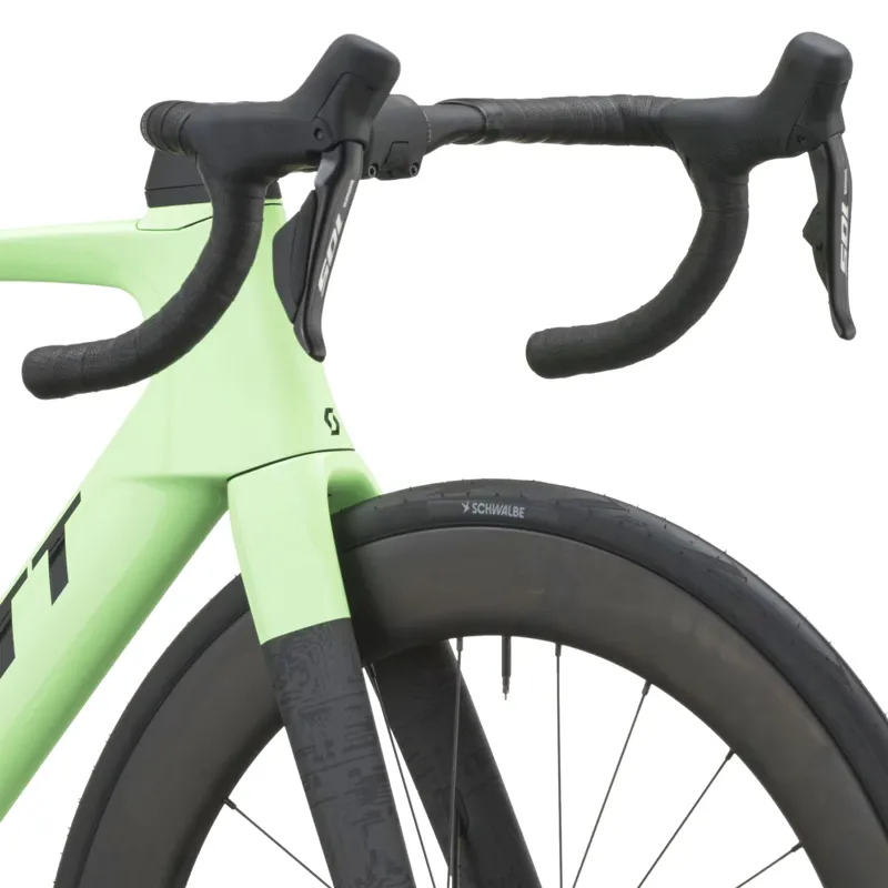 Scott Foil RC 20 Carbon Road Bike 2027 in Paradise Green and Carbon Black-5