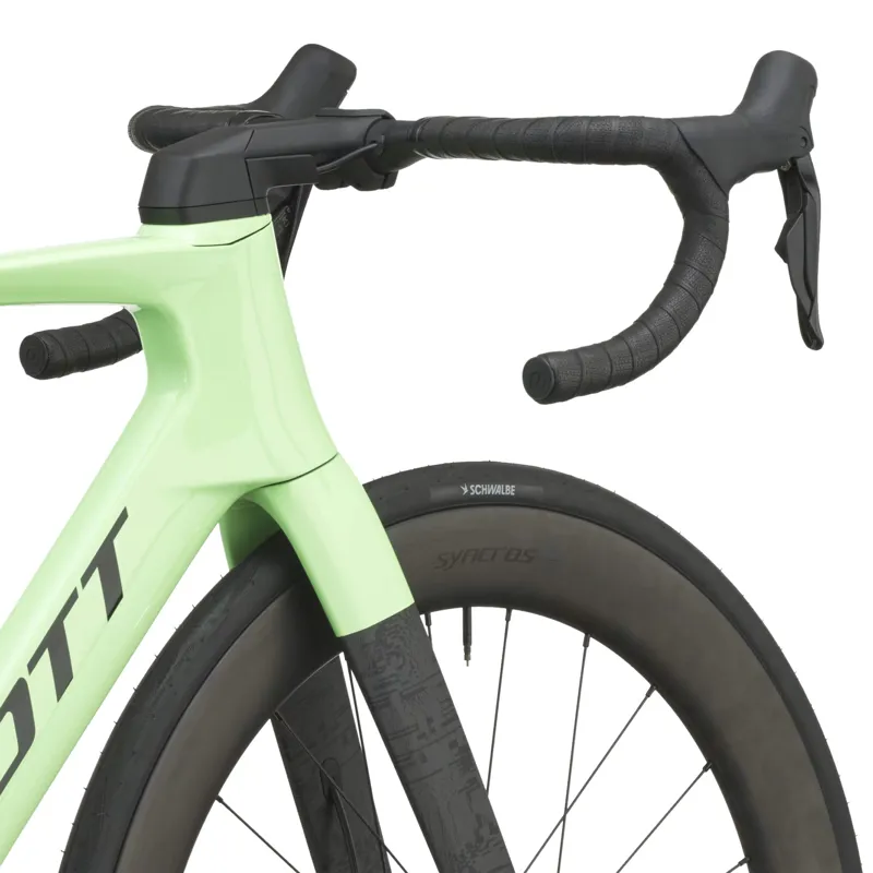 Scott Foil RC 20 Carbon Road Bike 2027 in Paradise Green and Carbon Black-6