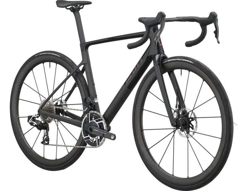 Scott Addict RC Ultimate Carbon Road Bike 2027 in Piano Black and Carbon Black-1