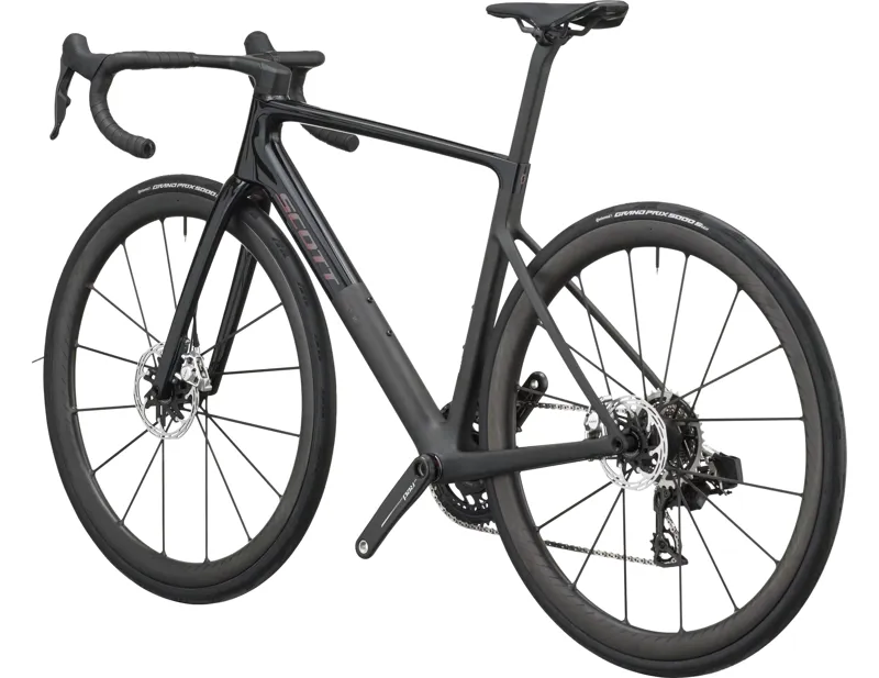 Scott Addict RC Ultimate Carbon Road Bike 2027 in Piano Black and Carbon Black-2