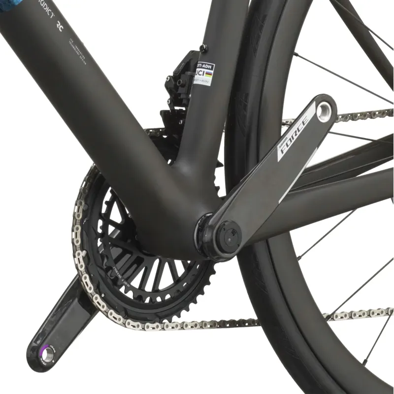 Scott Addict RC Carbon Team Road Bike 2027 in Watery Blue and Carbon Black-5