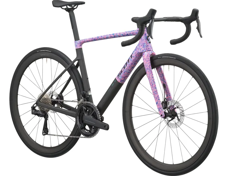 Scott Addict RC 10 Carbon Road Bike 2027 in Flourish Blue and Carbon Black-1