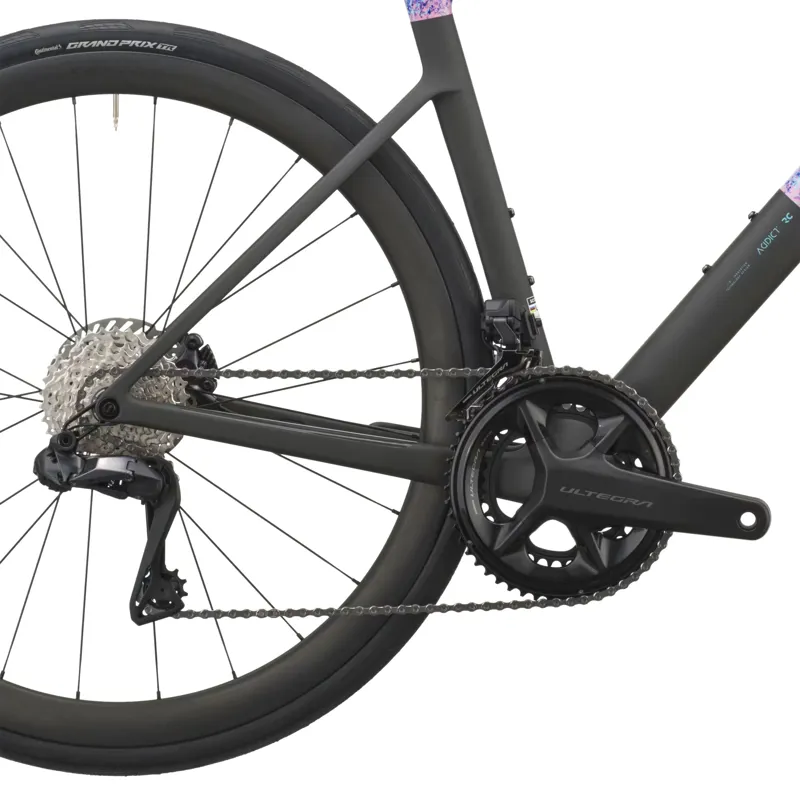 Scott Addict RC 10 Carbon Road Bike 2027 in Flourish Blue and Carbon Black-6