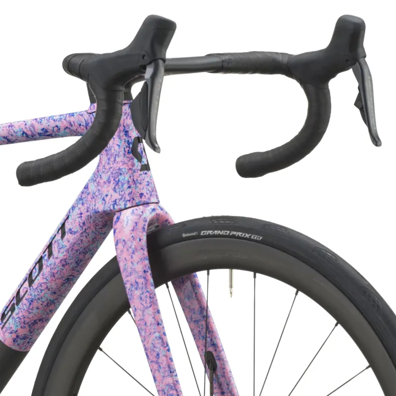 Scott Addict RC 10 Carbon Road Bike 2027 in Flourish Blue and Carbon Black-8