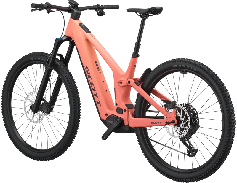 Scott Patron 10 Electric Carbon Full Suspension MTB 2027 in Obsidian Red and Carbon Black-1