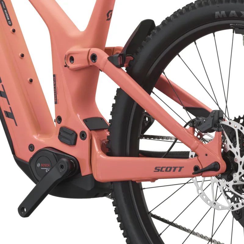 Scott Patron 10 Electric Carbon Full Suspension MTB 2027 in Obsidian Red and Carbon Black-4