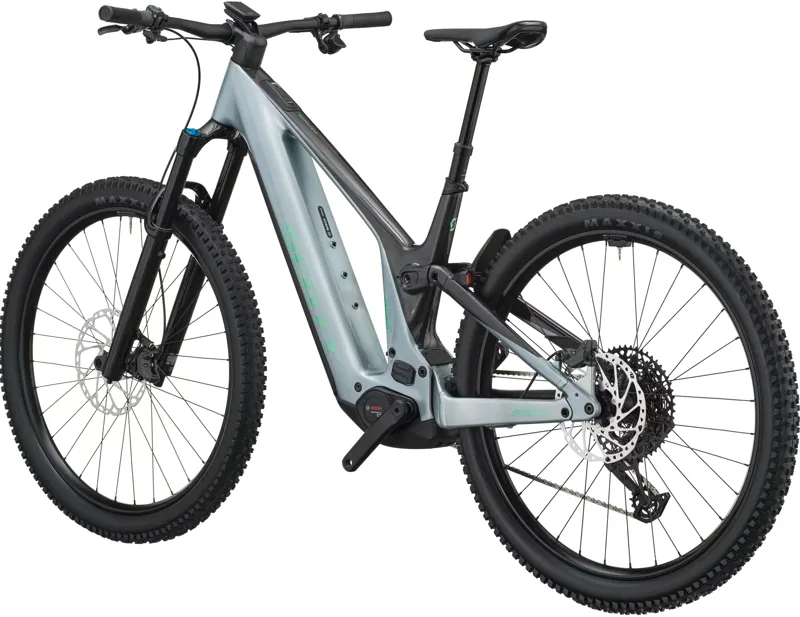 Scott Patron 20 Electric Carbon Full Suspension MTB 2027 in Pulse Grey and Carbon Black-1