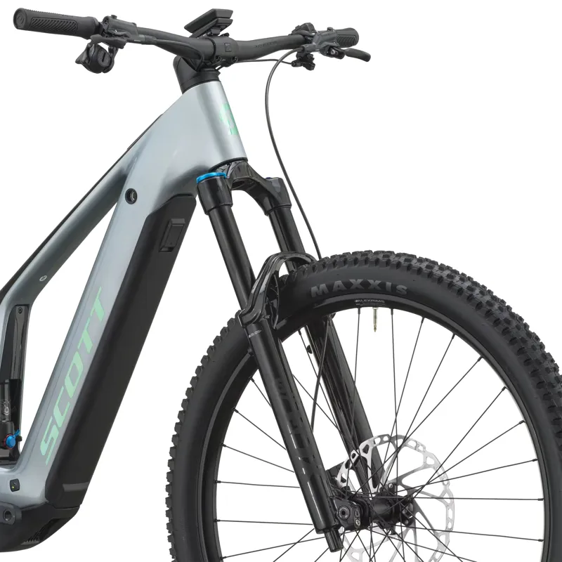 Scott Patron 20 Electric Carbon Full Suspension MTB 2027 in Pulse Grey and Carbon Black-7