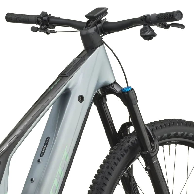 Scott Patron 20 Electric Carbon Full Suspension MTB 2027 in Pulse Grey and Carbon Black-5