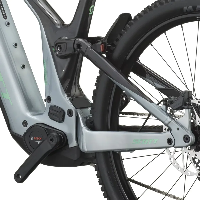 Scott Patron 20 Electric Carbon Full Suspension MTB 2027 in Pulse Grey and Carbon Black-4