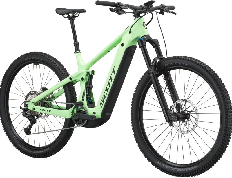 Scott Strike 10 Electric Full Suspension Mountain Bike 2027 in Paradise Green-2