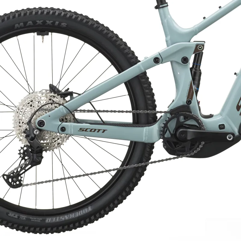 Scott Strike 30 Electric Full Suspension Mountain Bike 2027 in Mist Blue-3