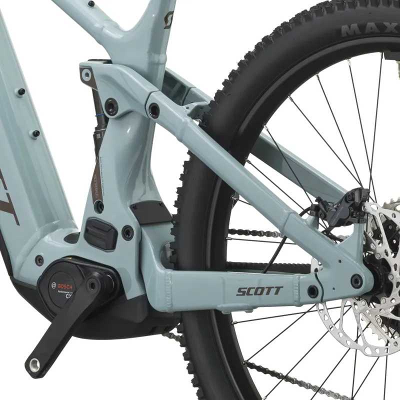 Scott Strike 30 Electric Full Suspension Mountain Bike 2027 in Mist Blue-4