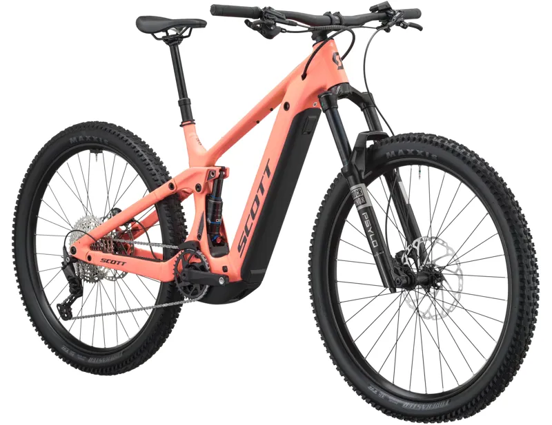 Scott Strike 30 Electric Full Suspension Mountain Bike 2027 in Peach Pink-1