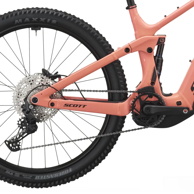 Scott Strike 30 Electric Full Suspension Mountain Bike 2027 in Peach Pink-3