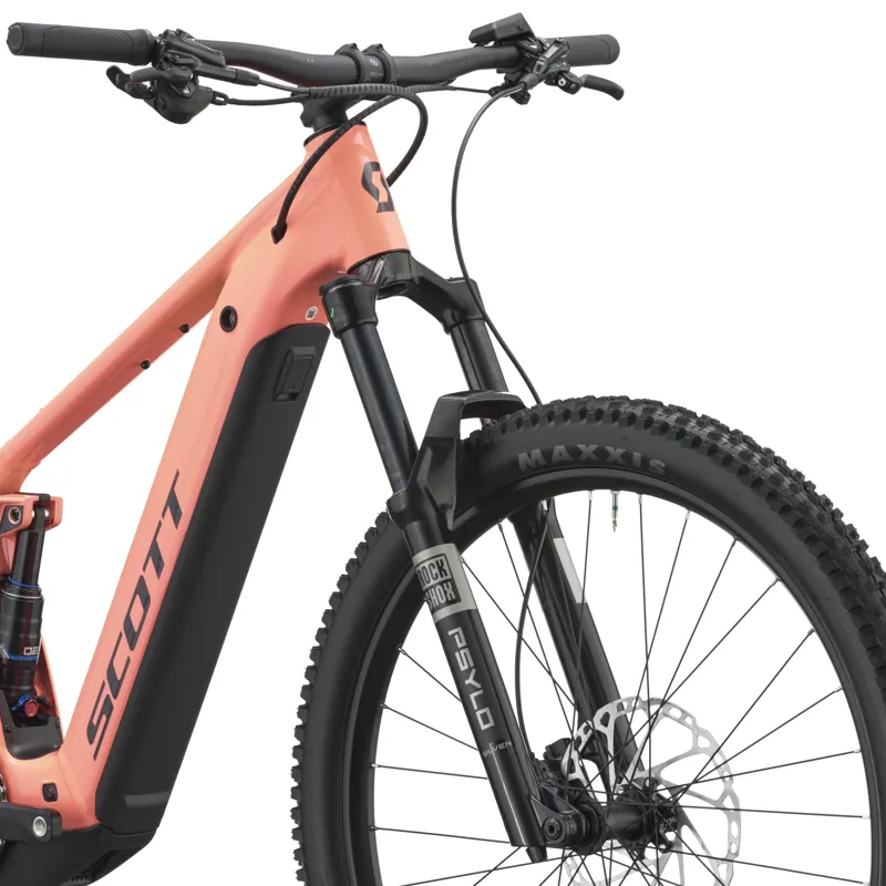 Scott Strike 30 Electric Full Suspension Mountain Bike 2027 in Peach Pink-7