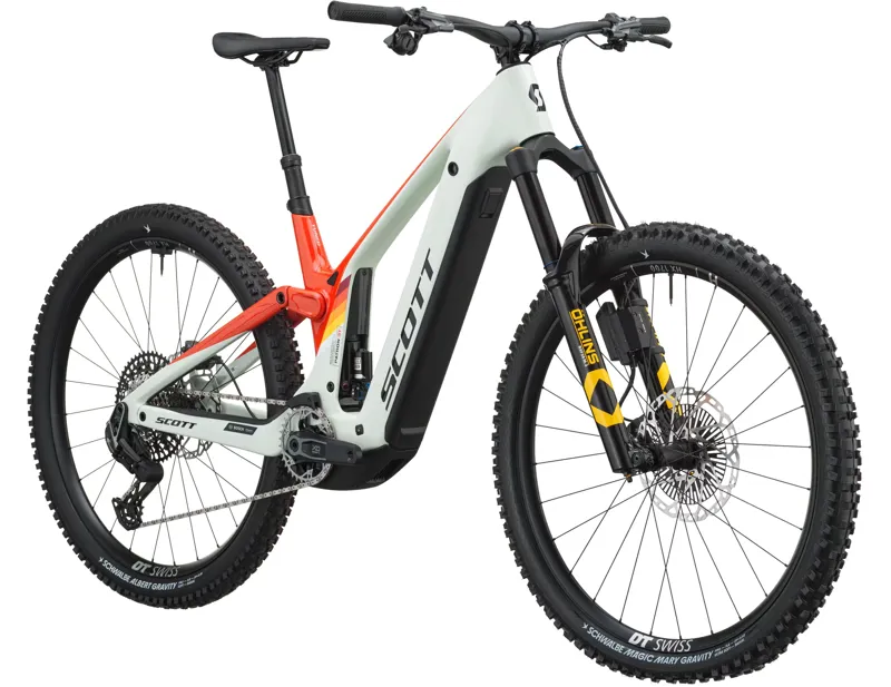 Scott Patron ST Tuned Electric Carbon Full Suspension MTB 2027 in Blush White/Rally Red-1