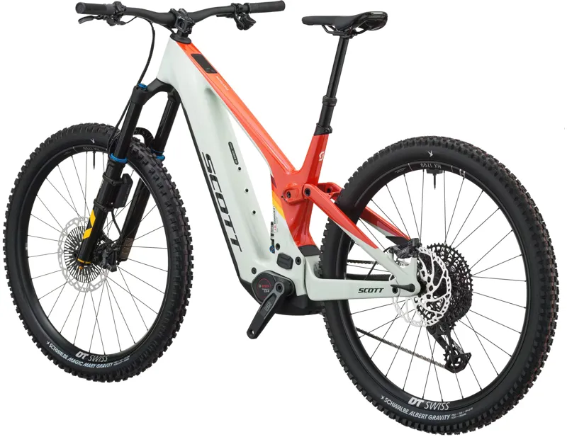Scott Patron ST Tuned Electric Carbon Full Suspension MTB 2027 in Blush White/Rally Red-2