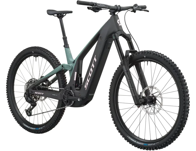 Scott Patron ST 10 Electric Carbon Full Suspension MTB 2027 in Moss Green and Carbon Black-2