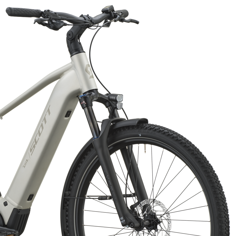 Scott Axis 10 Electric Hybrid Bike 2027 in Ivory Beige-4