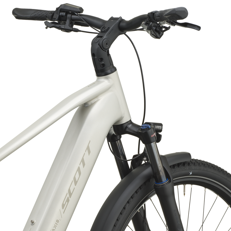Scott Axis 10 Electric Hybrid Bike 2027 in Ivory Beige-7