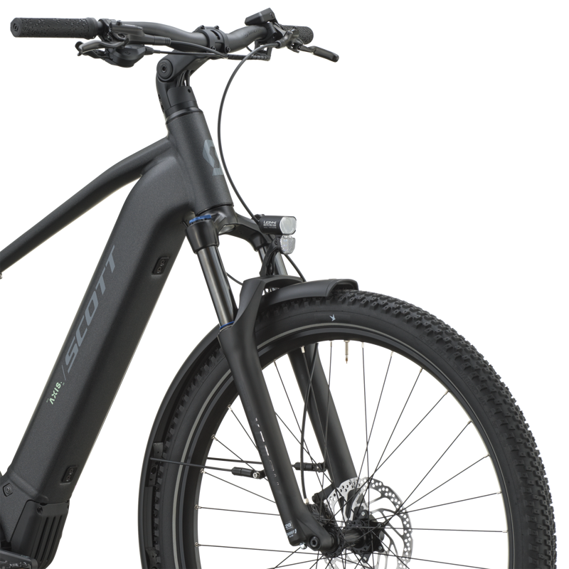 Scott Axis 20 Electric Hybrid Bike 2027 in Granite Black-4