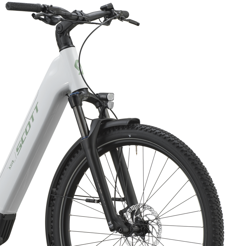 Scott Axis 20 Wave Electric Hybrid Bike 2027 in Off White-3