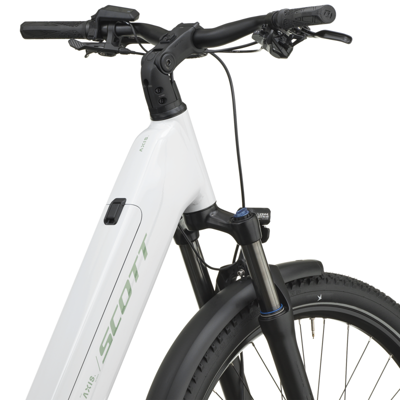 Scott Axis 20 Wave Electric Hybrid Bike 2027 in Off White-5