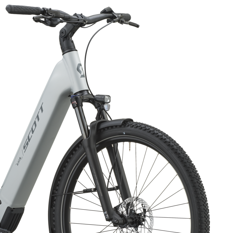 Scott Axis 30 Wave Electric Hybrid Bike 2027 in Cloud Grey-3