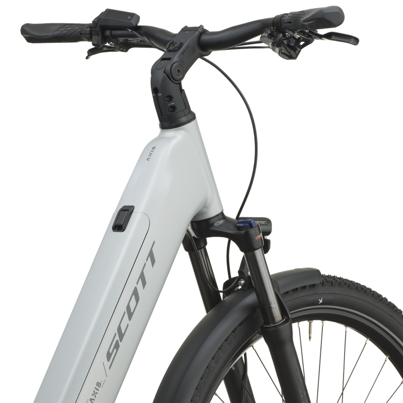 Scott Axis 30 Wave Electric Hybrid Bike 2027 in Cloud Grey-6