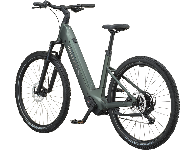 Scott Axis 40 Wave Electric Hybrid Bike 2027 in Kelp Green-1